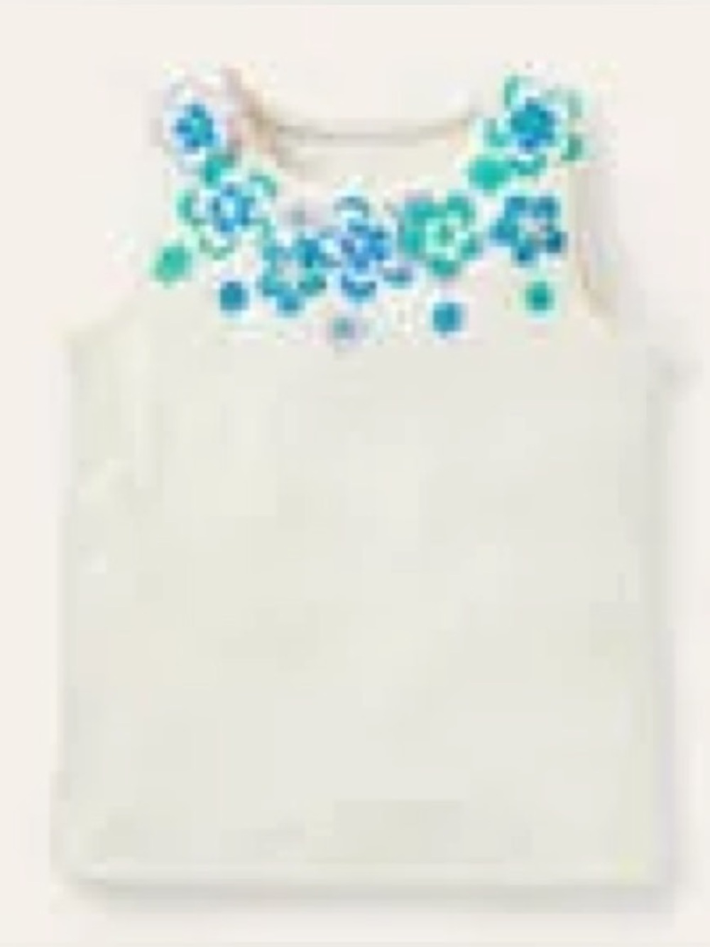 Flutter Flower Tank | Ivory